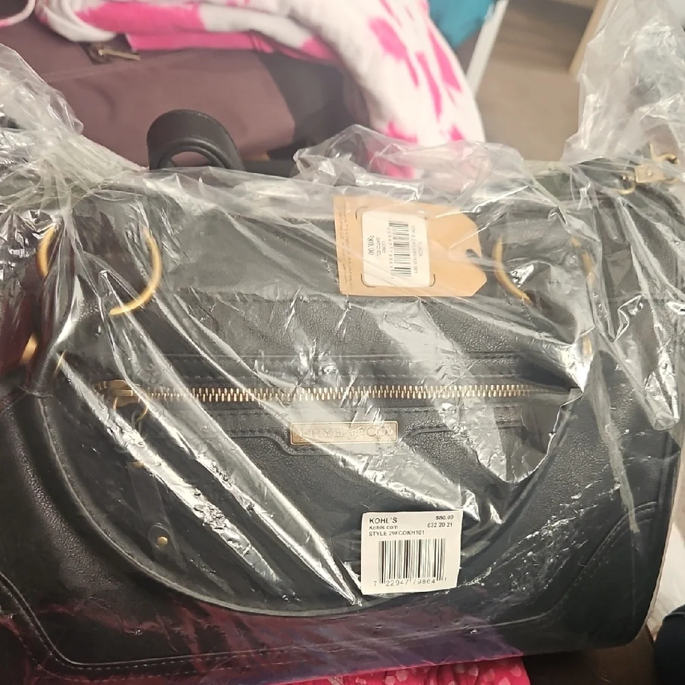 FRYE AND CO. Black Leather Shoulder Bag - Picture 3 of 5